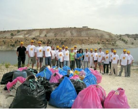 Συμβολικός καθαρισμός στο φράγμα Ταμασσού – 16 Οκτωβρίου 2010